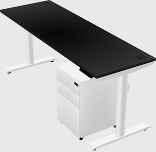 Dual motor electric desk