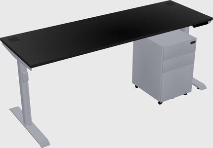 Dual motor electric desk