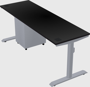 Dual motor electric desk