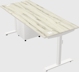 Dual motor electric desk