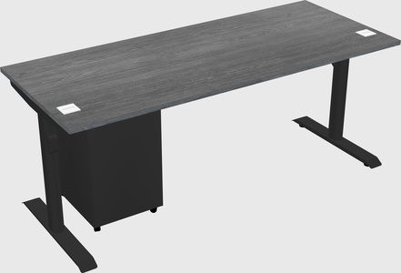 Dual motor electric desk