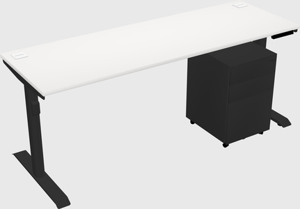 Dual motor electric desk
