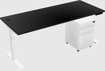 Dual motor electric desk