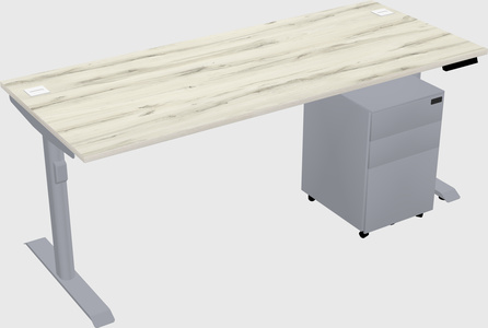 Dual motor electric desk
