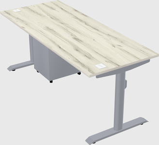 Dual motor electric desk