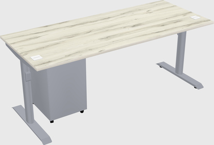 Dual motor electric desk