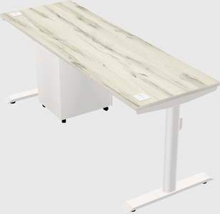 Dual motor electric desk