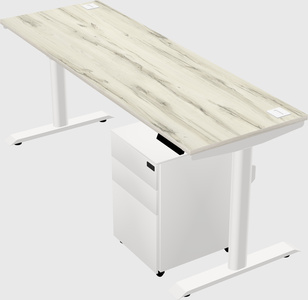 Dual motor electric desk