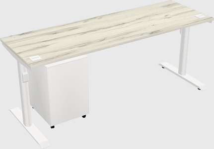 Dual motor electric desk