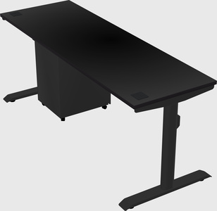 Dual motor electric desk