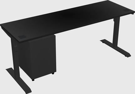 Dual motor electric desk