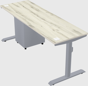 Dual motor electric desk