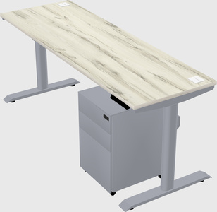 Dual motor electric desk