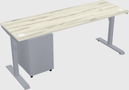 Dual motor electric desk