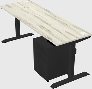 Dual motor electric desk