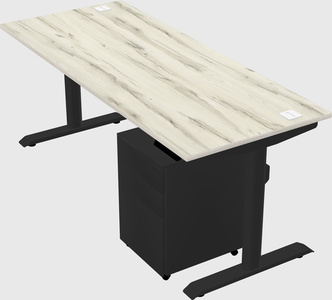 Dual motor electric desk