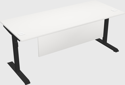 Dual motor electric desk