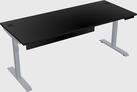 Dual motor electric desk