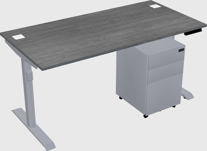 Dual motor electric desk