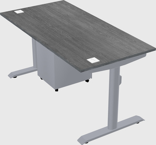 Dual motor electric desk