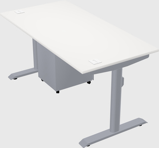 Dual motor electric desk