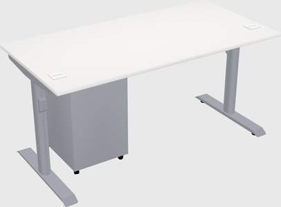 Dual motor electric desk