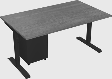 Dual motor electric desk
