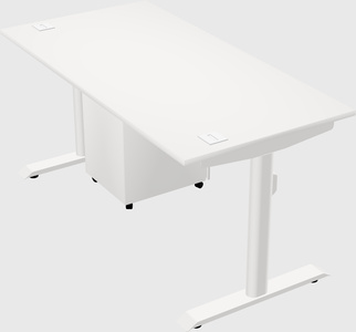 Dual motor electric desk