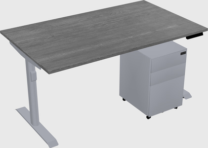 Dual motor electric desk