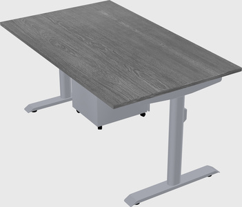 Dual motor electric desk