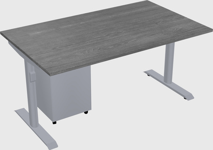 Dual motor electric desk