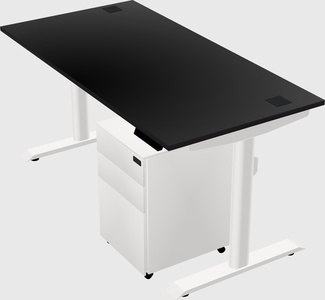Dual motor electric desk