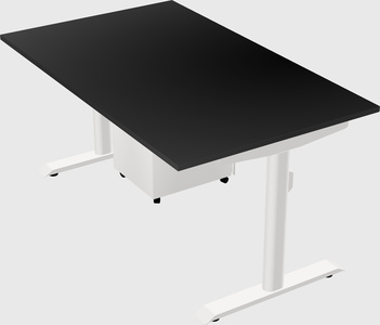 Dual motor electric desk