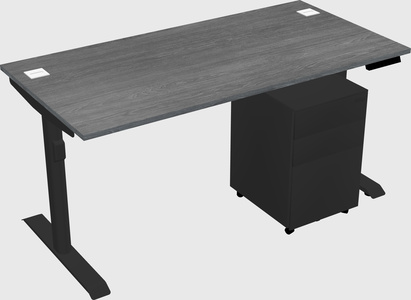 Dual motor electric desk