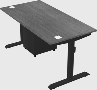 Dual motor electric desk