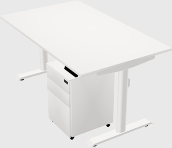 Dual motor electric desk