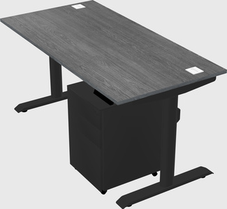 Dual motor electric desk