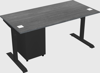 Dual motor electric desk