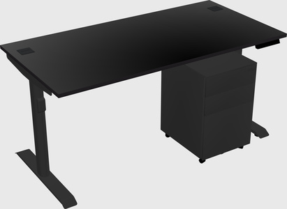 Dual motor electric desk
