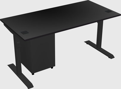 Dual motor electric desk