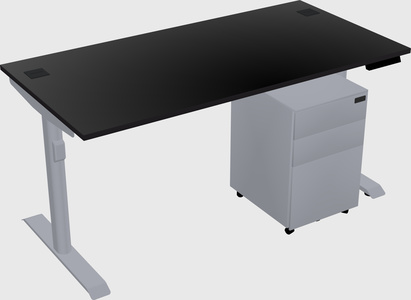 Dual motor electric desk