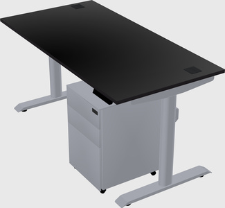 Dual motor electric desk