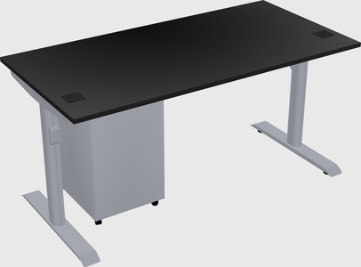 Dual motor electric desk