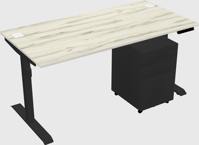 Dual motor electric desk