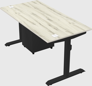 Dual motor electric desk