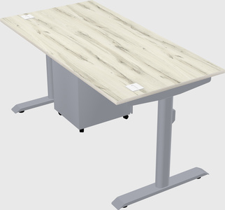 Dual motor electric desk