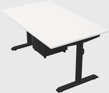 Dual motor electric desk