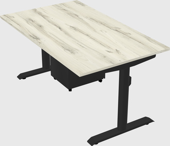 Dual motor electric desk