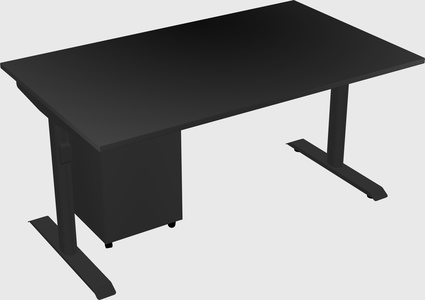 Dual motor electric desk