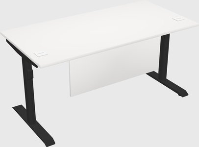 Dual motor electric desk